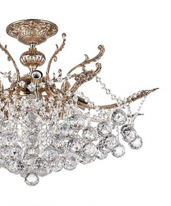 لوستر سقفی چشمه نور 12 شعله کد 2646/8