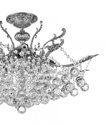 لوستر سقفی چشمه نور 12 شعله کد 2646/8