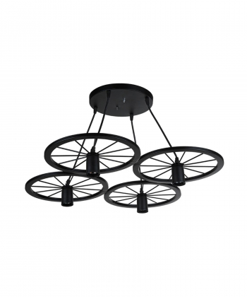 چراغ آویز چهار شعله چشمه نور مدل مدرن کد 2239/4