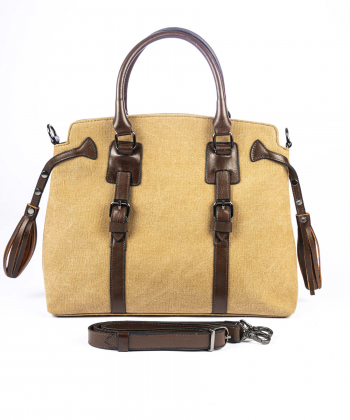 کیف دوشی چرم طبیعی زنانه صاد مدل RZ2502