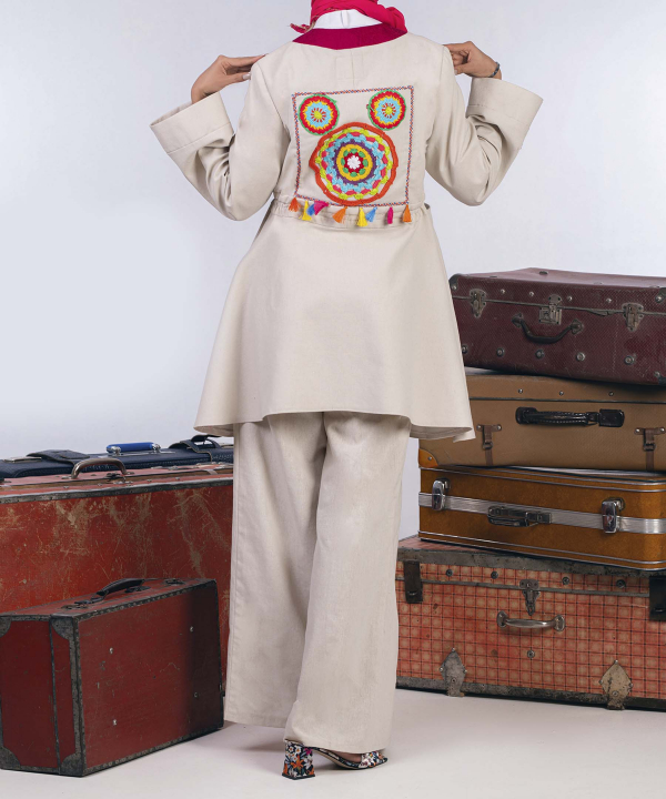 ست مانتو و شلوار زنانه گره استایل Gereh Style کد 401513