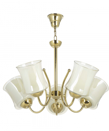 لوستر وچراغ دیواری چشمه نور کد A825/5-1-Pro بسته دو عددی