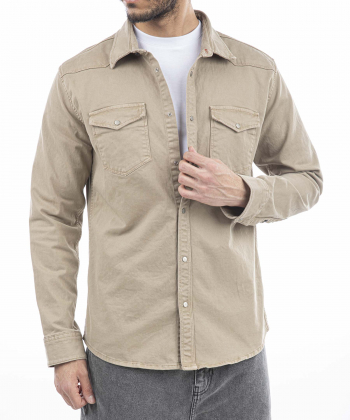 پیراهن آستین بلند مردانه پوتنزا مدل 92342123