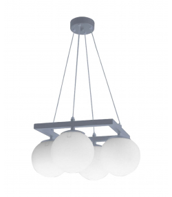 لوستر چهار شعله چشمه نور کد AB1252/4-WT