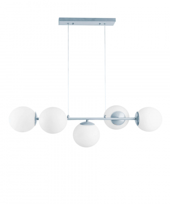 لوستر پنج شعله چشمه نور کد AB1230/5-WT