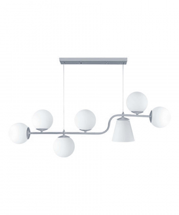 لوستر هفت شعله چشمه نور کد AC1247/7-WT