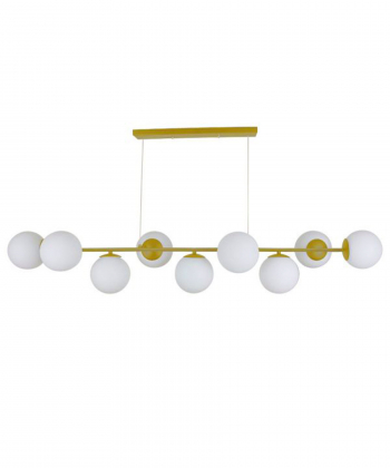 لوستر نه شعله چشمه نور کد AC1230/9-WT