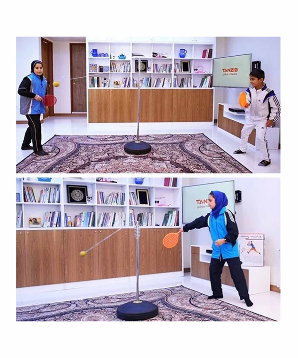بازی تنیس خانگی تن زیب Tanzib مدل توپ تاب کد 2301