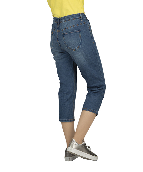 شلوار کوتاه جین زنانه راسته جین وست Jeanswest