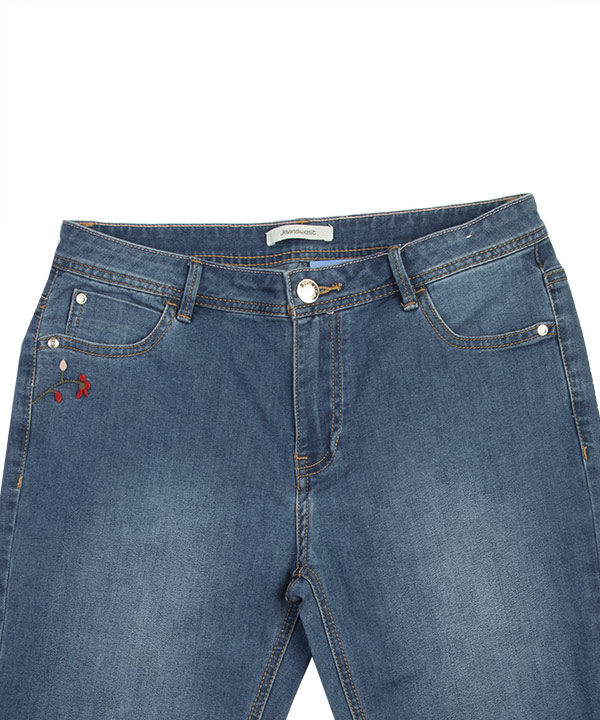 شلوار کوتاه جین زنانه راسته جین وست Jeanswest