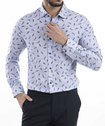 پیراهن مردانه کافه شرت Cafe Shirt کد 1435