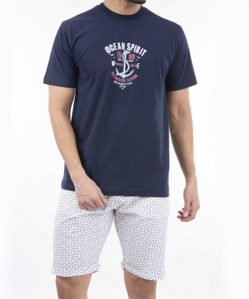 ست تیشرت و شلوارک مردانه سه دو Sedo کد 4WM37NT0711