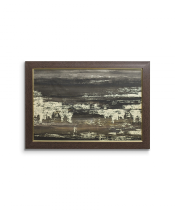 تابلوی میکس مدیای گردباد رنگ ها فردریک لورنز Fredrik Lorenz کد 2149