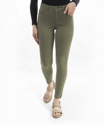 شلوار کتان زنانه ال سی وایکیکی LC Waikiki کد 0W36255