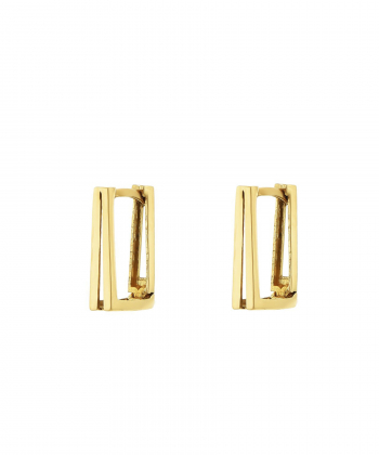 گوشواره مستطیل میو گلد Mio Gold کد E1182