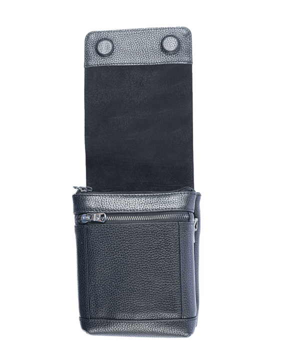 کیف کراس بادی چرم طبیعی مردانه چرم مشهد Mashad Leather مدل X0518