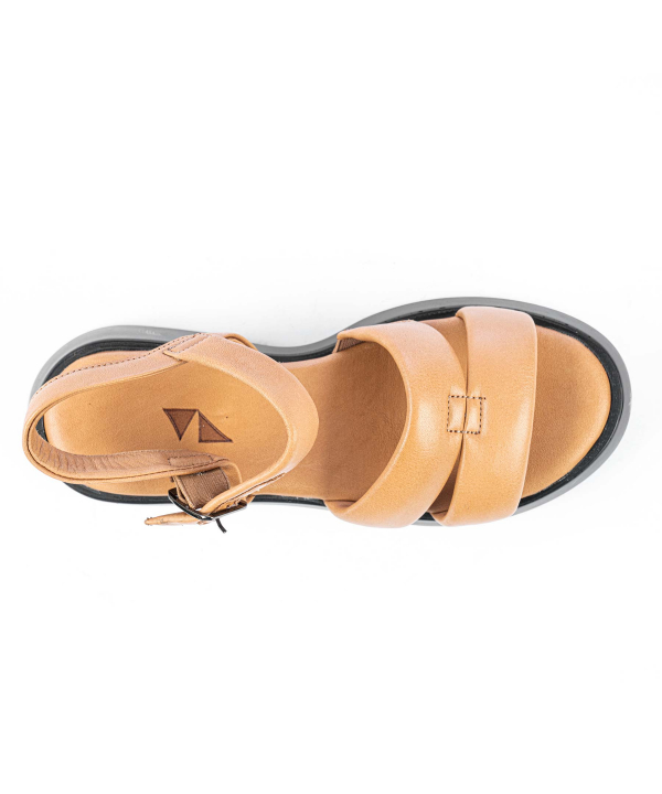 صندل چرم طبیعی زنانه چرم مشهد Mashad Leather کد j2625-014