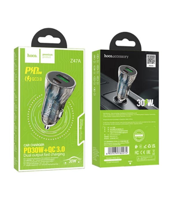 شارژر فندکی هوکو Hoco مدل Z47A USB PD 30W