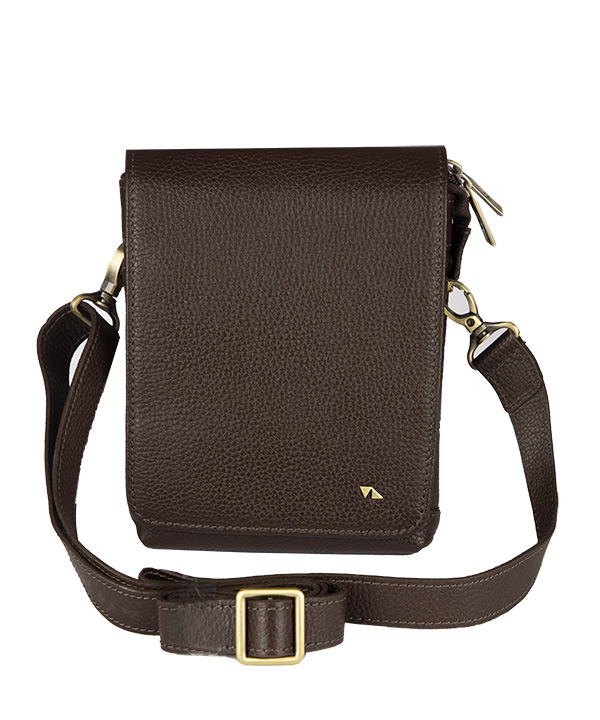 کیف دوشی چرم طبیعی چرم مشهد Mashad Leather مدل X0506-089