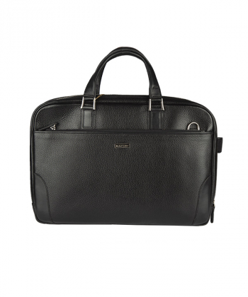 کیف اداری مردانه مشکی چرم مشهد Mashad Leather مدل A5565-001