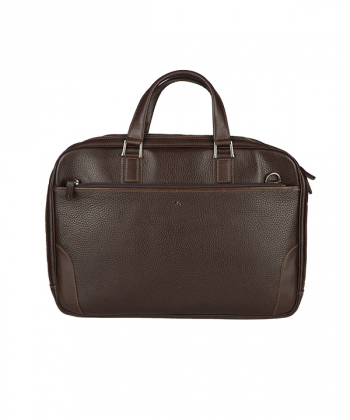 کیف اداری مردانه قهوه ای چرم مشهد Mashad Leather مدل A5565-089