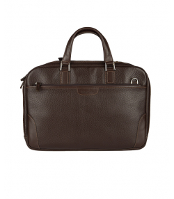کیف اداری مردانه قهوه ای چرم مشهد Mashad Leather مدل A5565-089