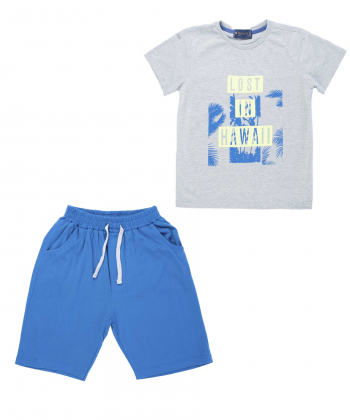 ست تیشرت و شلوارک پسرانه برندس مدل 33062