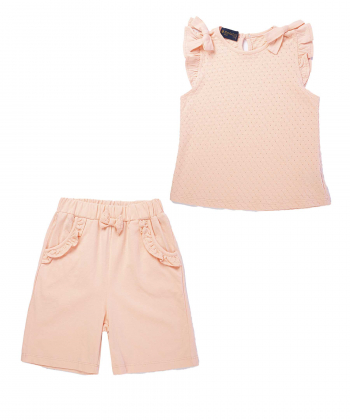 ست تاپ و شلوارک  دخترانه برندس مدل 33028