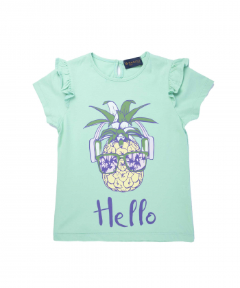 تیشرت آستین کوتاه دخترانه برندس مدل 43025