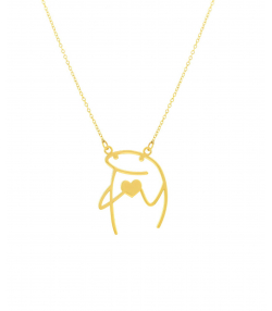 گردنبند استیکر میو گلد Mio Gold کد NC1078