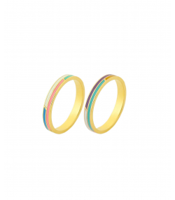 انگشتر مینا رنگی میو گلد Mio Gold کد R1184
