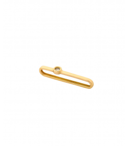 آویز ساعت تک نگین میو گلد Mio Gold کد W361