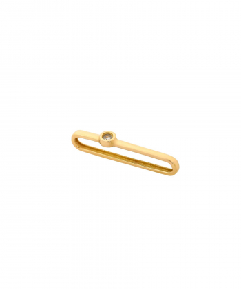 آویز ساعت تک نگین میو گلد Mio Gold کد W361