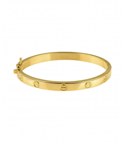 النگو کارتیه پهن سایز2 میو گلد Mio Gold کد BA122