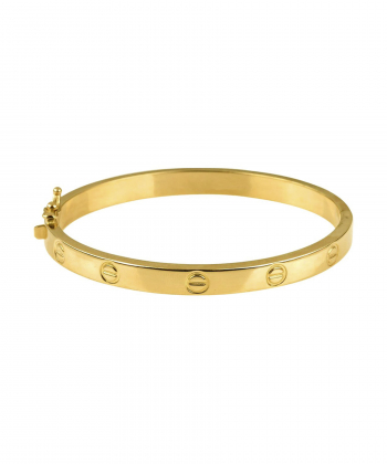 النگو کارتیه پهن سایز2 میو گلد Mio Gold کد BA122