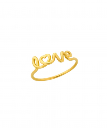 انگشتر LOVE میو گلد Mio Gold کد R1080