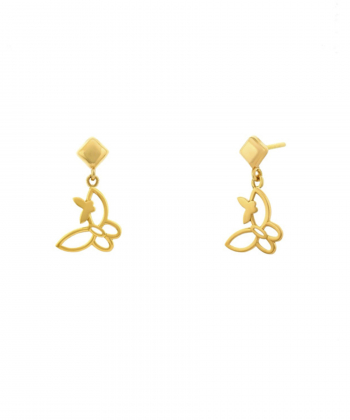 گوشواره پروانه میو گلد Mio Gold کد E1129
