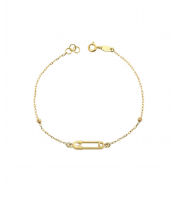 دستبند سنجاق میو گلد Mio Gold کد BR672