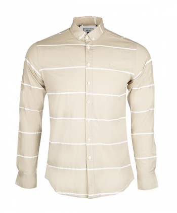 پیراهن مردانه آستین بلند رونی Roni مدل راه راه