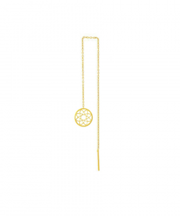 گوشواره بخیه ای اسلیمی(تک لنگه)کد E1116