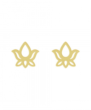 گوشواره لوتوس میو گلد Mio Gold کد E179