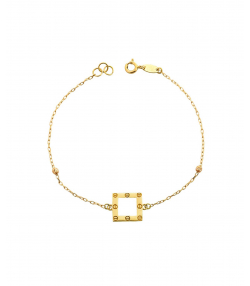 دستبند مربع میو گلد Mio Gold کد BR669