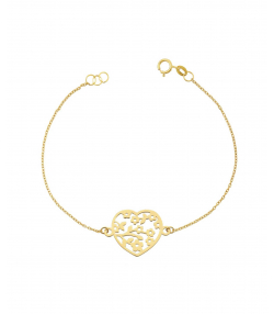 دستبند قلب میو گلد Mio Gold کد BR681