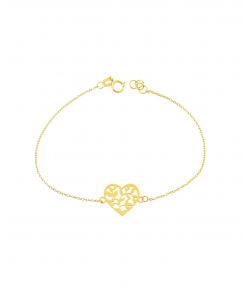 دستبند قلب میو گلد Mio Gold کد BR870