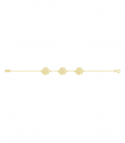 دستبند گل رز میو گلد Mio Gold کد BR215