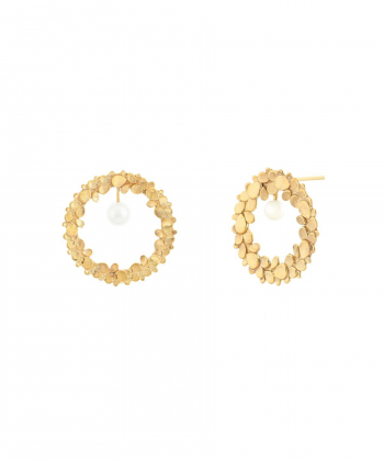 گوشواره دایره میو گلد Mio Gold کد E1257