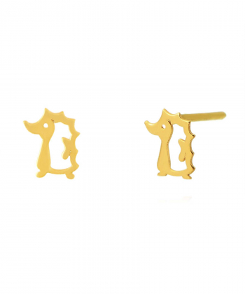 گوشواره جوجه تیغی میو گلد Mio Gold کد E831