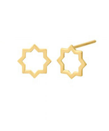 گوشواره چندضلعی میو گلد Mio Gold کد E944