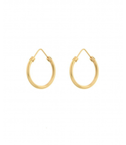گوشواره حلقه ای متوسط میو گلد Mio Gold کد E1273