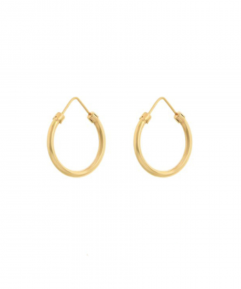 گوشواره حلقه ای متوسط میو گلد Mio Gold کد E1273